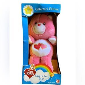 NWB Vtg 2002 Care Bears 12'' Love A Lot Bear Anniversary Stuffed Animal
